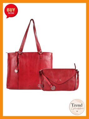 Italian Leather Handbag Collection Tote Crossbody Satchel